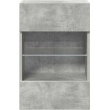  Zidni ormarići s LED svjetlima za TV 2 kom boja betona 40x30x60,5 cm | Eponuda.com