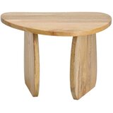 Ellos Home Stolić za kavu od masivnog manga u prirodnoj boji Mushroom – | shoptok.hr