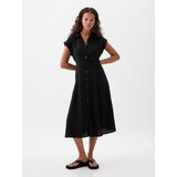 GAP Linen Shirt Midi Dress - Women's | shoptok.hr