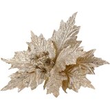 Festa Novogodišnja dekoracija Cvet Blossom, 33 cm, Šampanjac Cene