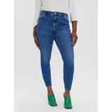 Vero Moda Curve Jeans hlače Sophia 10273525 Modra Skinny Fit