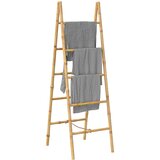 Duple Ljestve za Ručnike s Pet Šipki Bambus 50x160 cm | Eponuda.com