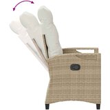  Ležaljka u vrtu Bež i krema 56 x 60 x 112 cm poliratan | shoptok.hr