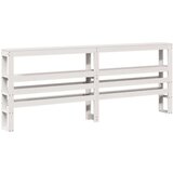 vidaXL Posteljni okvir z vzglavjem bel 180x200 cm borovina, (21311060) | Shoptok.si