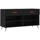  Klupa za cipele crna 102 x 35 x 55 cm od konstruiranog drva | shoptok.hr