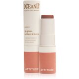 Attitude Oceanly Plastic Free Makeup sijaj za ustnice z vlažilnim učinkom odtenek Ginger 3.4 g Cene