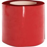  Zavjesa za vrata crvena 200 mm x 1,6 mm 25 m PVC | shoptok.hr
