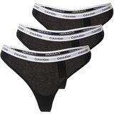 Calvin Klein Tangice črna / bela Cene