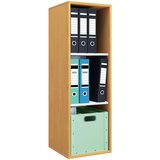 P & B PISARNIŠKI REGAL 35/110/37 cm barve bukve | Shoptok.si