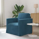 Kavč Modra Splošne dimenzije: 78 x 78 x 80 cm (Š x G x V) Žamet, (5000143344)