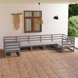  Vrtna sedežna garnitura 7-delna trdna borovina, (20998795) Cene