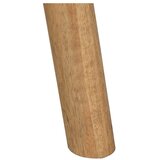 Ixia Okrogla klubska mizica iz masivnega manga v naravni barvi ø 60 cm Mao – | Shoptok.si
