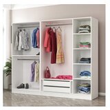 Hanah home kale - 3805 white wardrobe | Eponuda.com