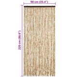  Zastor protiv insekata bež 90 x 220 cm šenil | shoptok.hr