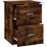  Zidni noćni ormarići 2 kom boja dimljenog hrasta 41,5x36x53 cm | shoptok.hr