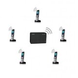 Yealink SIP-W56H DECT telephone handset Caller ID Black, Silver | shoptok.hr