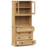  Visoka komoda VIGO 80 x 40 x 176 cm od masivne borovine | Eponuda.com