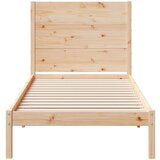  Dugi okvir kreveta bez madraca 100 x 220 cm masivno drvo | shoptok.hr