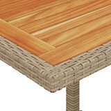  3-dijelni bistro set s jastucima bež od poliratana | shoptok.hr