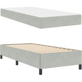  Krevetna konstrukcija Svijetlo siva 80 x 200 cm tkanina | shoptok.hr