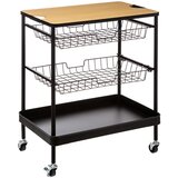 Kolica KUHINJSKA S RADNOM PLOČOM 60,5X40,5X78,5 INOX FIVE | shoptok.hr