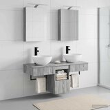  Set ormarića za kupaonicu 5 kom. Siva Sonoma Konstruirano drvo | shoptok.hr