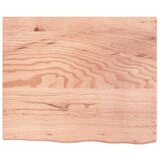 Zidna polica svjetlosmeđa 60x50x(2-4) cm obrađena hrastovina | Eponuda.com