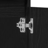  Ormar za Lavabo - Umivaonik Kupaonica Crni 65x33x60 cm Konstruirano drvo | shoptok.hr