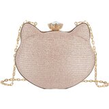 Dardanar Mini mačja ušesa (parni kruh v obliki mačjega ušesa) večerna obleka torbica z verižnim trakom kurirska torba, (21198441) | Shoptok.si