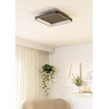 Eglo stropna lampa loretello crno-bijela kvadrat led 20W 1440LM 2700-6500K 35 x 35 cm | shoptok.hr
