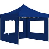  Sklopivi šator za zabave sa zidovima aluminijski 2 x 2 m plavi | shoptok.hr