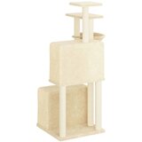  Penjalica za mačke sa stupovima za grebanje krem 122 cm | shoptok.hr