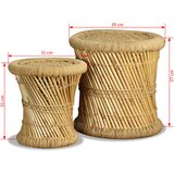  Stolci od bambusa i jute 2 kom | shoptok.hr