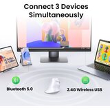 Ugreen MU008 ergonomski vertikalni miš bluetooth + 2.4G – (45759) | Eponuda.com