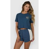 Salty Crew Boat Shop Crop T-shirt indigo | Shoptok.si