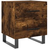  Noćni ormarić boja hrasta 40x35x47,5 cm od konstruiranog drva | shoptok.hr