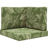  Zunanja blazina za kavč 3 pcs Listnati dizajn Poliester, (5000202477) | Shoptok.si