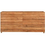  Povišena gredica 150 x 40 x 72 cm reciklirana tikovina i čelik | Eponuda.ba