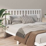  Uzglavlje za krevet bijelo 185 5x4x100 cm od masivne borovine | shoptok.hr