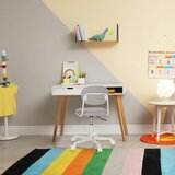 MID.YOU Otroški Vrtljivi Stol Kiddy Base I, Siva | Shoptok.si