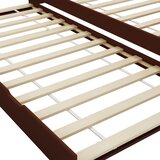  Okvir za krevet na razvlačenje od borovine tamnosmeđi 90x200 cm | shoptok.hr