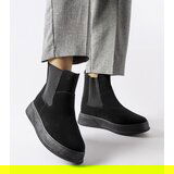 Gemre Black platform ankle boots Benilde | shoptok.hr