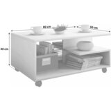 MID.YOU klubska miza stango, bela | Shoptok.si