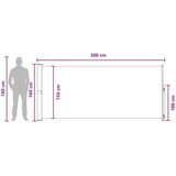  Zložljivo stransko senčilo 100% poliester, železo, jeklo, (5000247814) | Shoptok.si