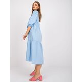 RUE PARIS Dress-RO-SK-ELB-2310.21X-light blue | Shoptok.si
