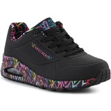 Skechers Nizke superge Uno Loving Love White 155506-BBK Črna | Shoptok.si