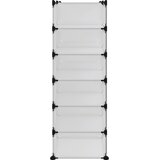  Stalak za cipele prozirni 94,5 x 36,5 x 106 cm PP | Eponuda.com