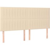vidaXL Krevet s oprugama i madracem krem 160x200 cm od tkanine | shoptok.hr