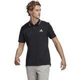 Adidas Majice s kratkimi rokavi Essentials Piqué Small Logo Črna | Shoptok.si