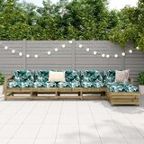  6-dijelni set vrtnih sofa od impregnirane borovine | shoptok.hr